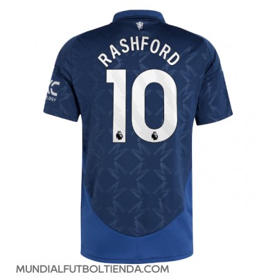 Camiseta Manchester United Marcus Rashford #10 Segunda Equipación Replica 2024-25 mangas cortas Camiseta Manchester United Marcus Rashford #10 Segunda Equipación Replica 2024-25 mangas cortas
